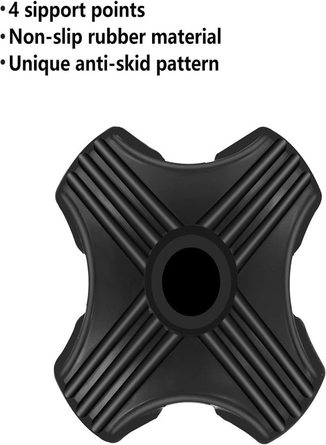 عصا المشي دكتور تورسو بريميوم ذات القاعدة المطاطية العريضة (ساق واحدة): دعم للجنسين من أجل الحركة والراحة والأناقة؛ تصميم مريح لجميع الأعمار (أزرق) (أزرق) - Image 5