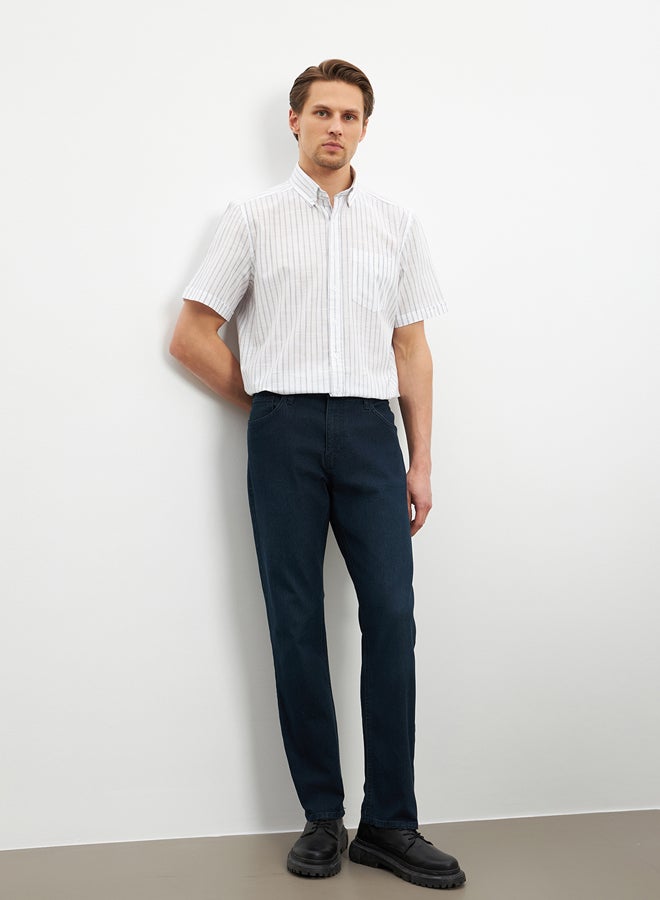 LC WAIKIKI Regular Fit Striped Men's Shirt - Image 2