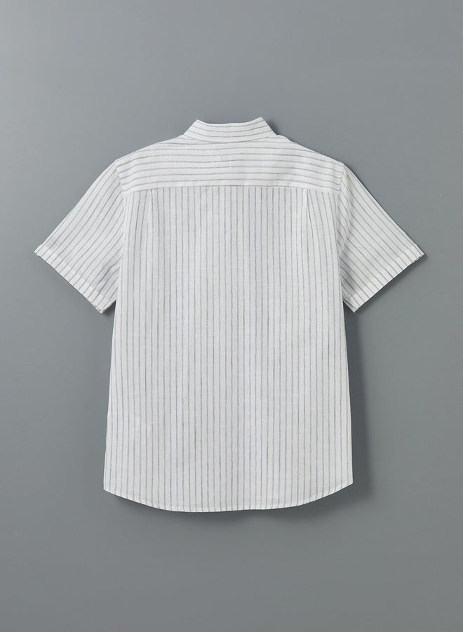 LC WAIKIKI Regular Fit Striped Men's Shirt - Image 4