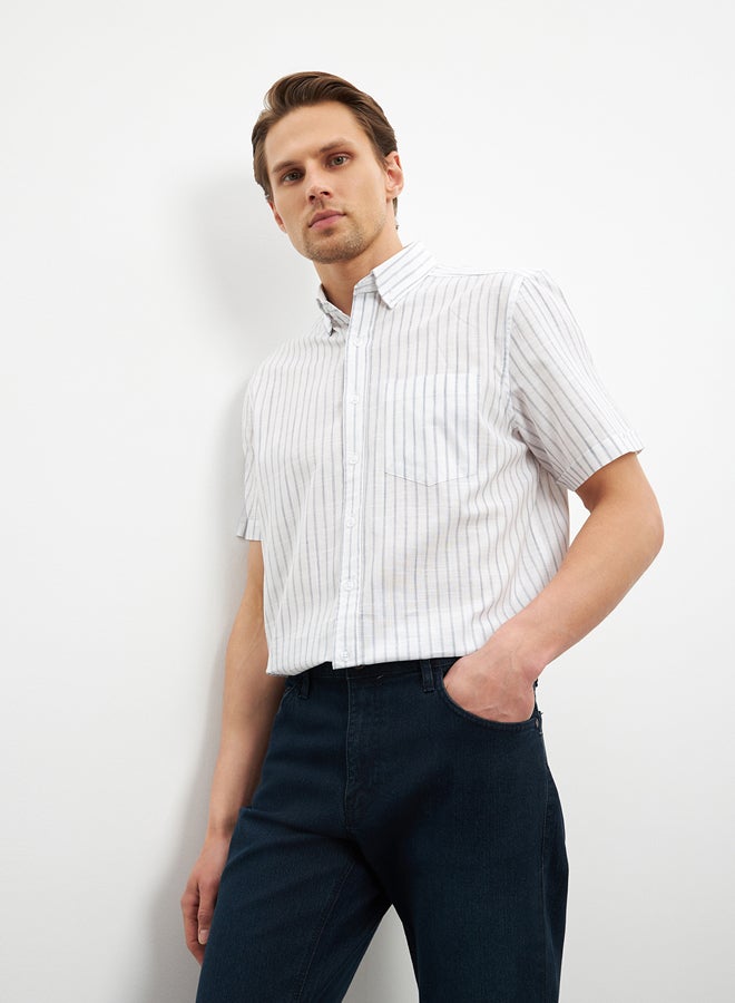 LC WAIKIKI Regular Fit Striped Men's Shirt - Image 1