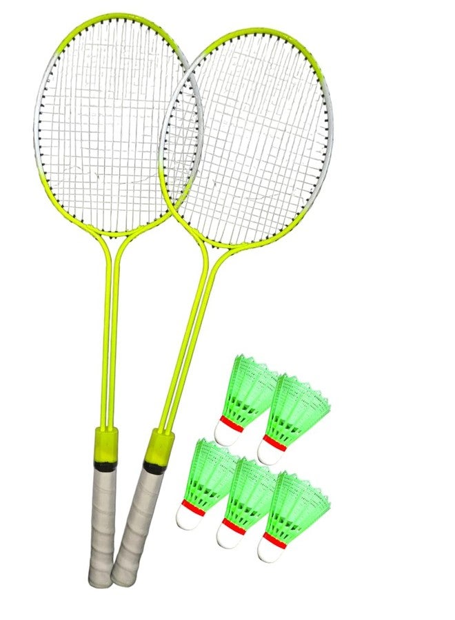 طقم تنس الريشة STYRKR SGG-503 (مضربان مع 5 كرات ريشة) - Image 1