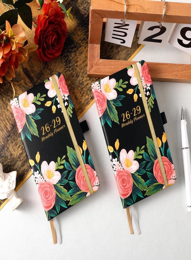 Feteulo 2026-2029 Monthly Pocket Planner/Calendar - Jul. 2026 - Jun. 2029 (36 Months), 3 Year Monthly Planner, 3.8" x 6.4", Monthly Planner 2026-2029 with Pen Loop, 2 Book Marks,Back Pocket - Image 2