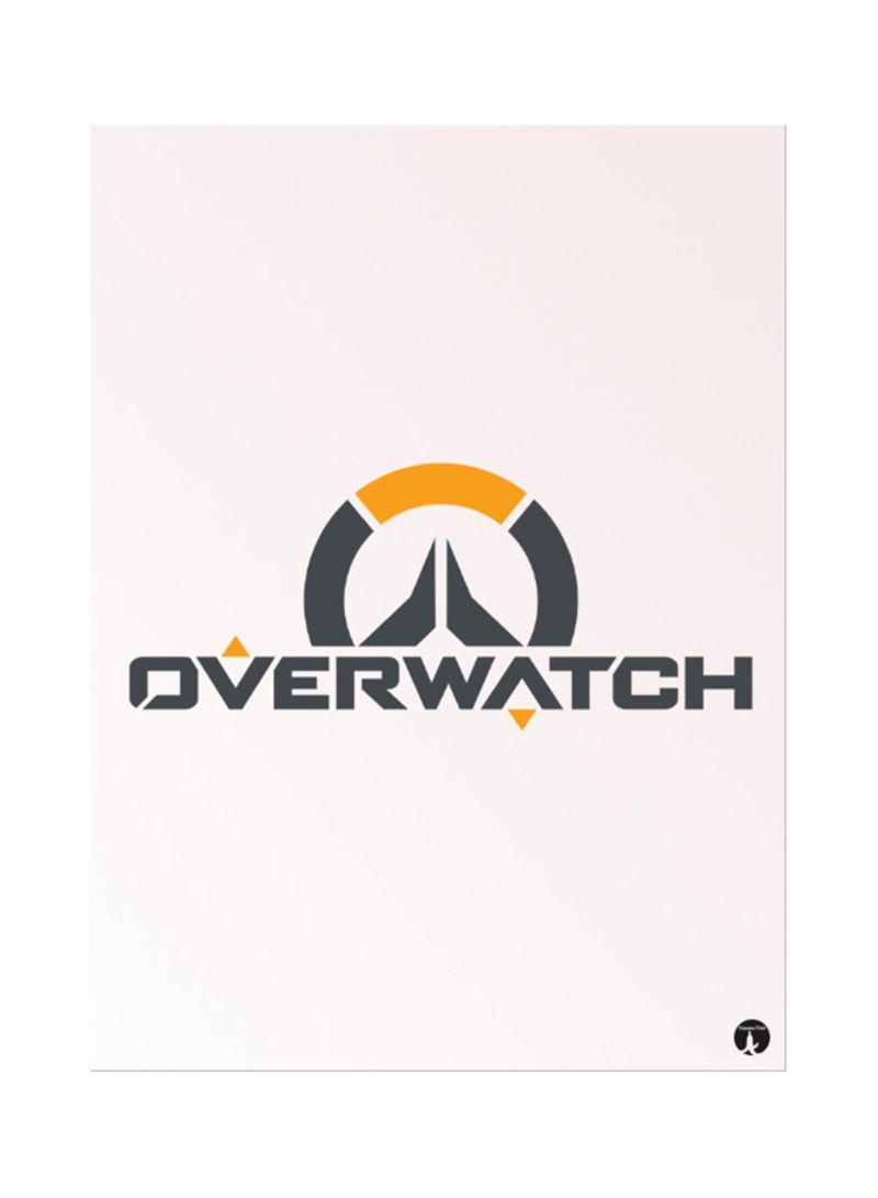 The Video Game Overwatch Mouse Pad Beige/Grey