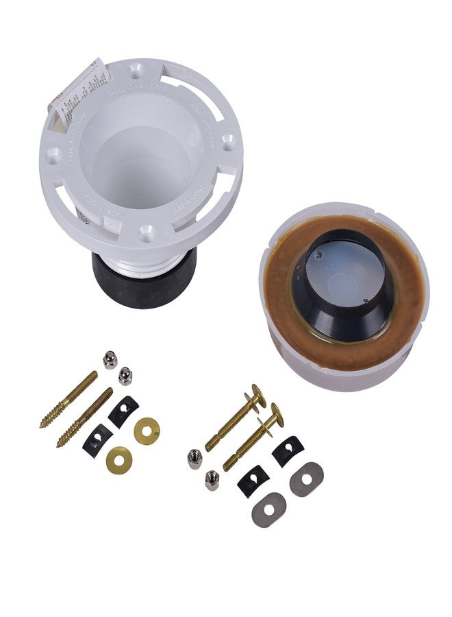 Oatey 43652 Toilet Bowl Kit, 4", White - Image 1