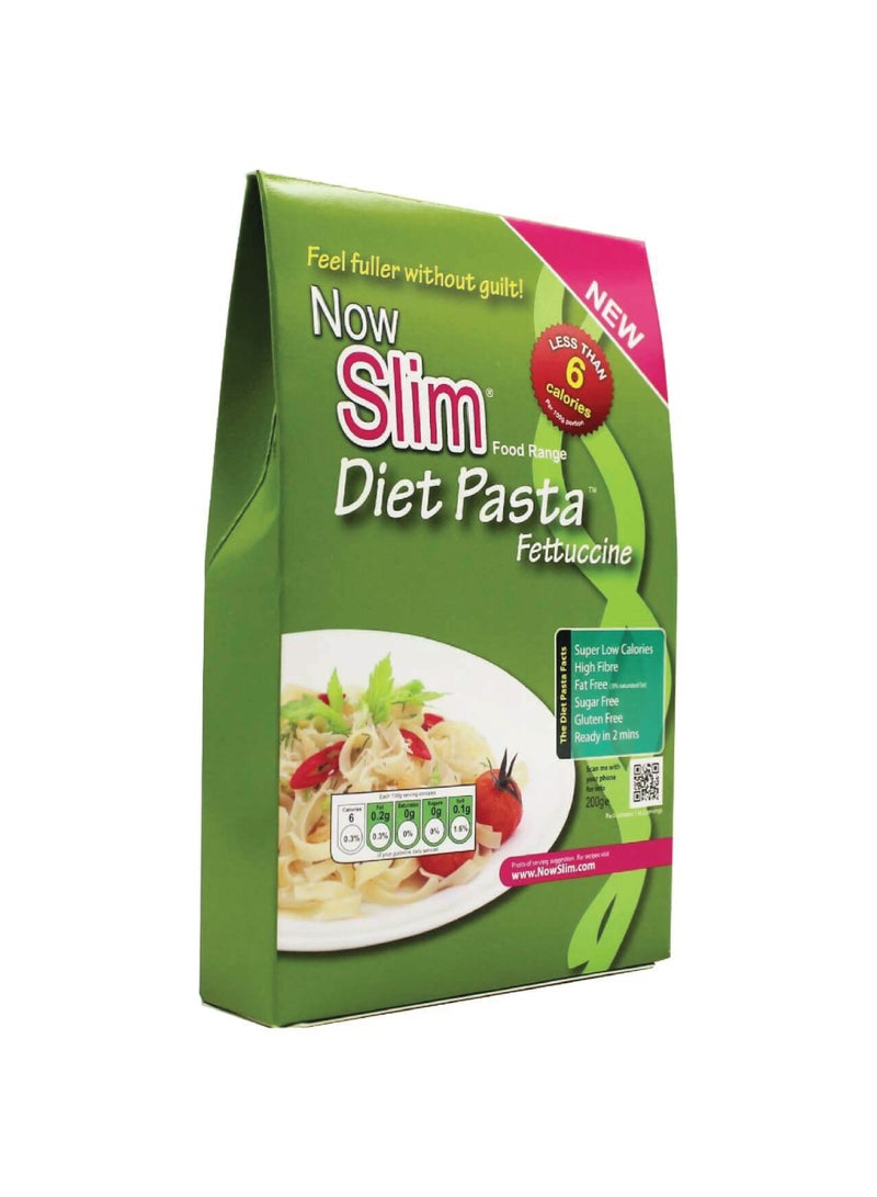 Now Slim Diet Pasta Fettuccine 200g | Low Calorie | Fat Free | Sugar Free | Gluten Free Konjac Noodles - Image 3