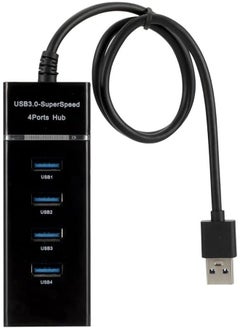 DAREU USB 3.0 HUB 4 Port Multi HUB Splitter Expansion for Desktop PC Laptop High Speed 5Gbps 30cm Cable With LED indication With Fuse to protect all devices  - Image 1