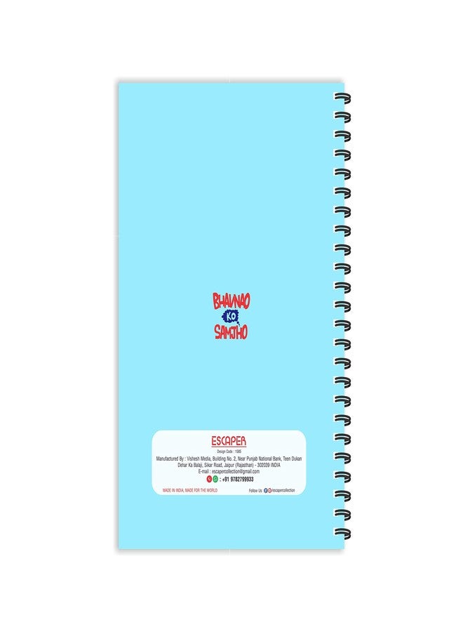 ESCAPER Bhavnao ko Samjo Hindi Quotes Diary, Ruled - A5 Size - 8.5 x 5.5 inches Slogan Diary, Quotes on Diary, Funny Quotes Diary, Diary Notepad, Diary for Gift - Image 2