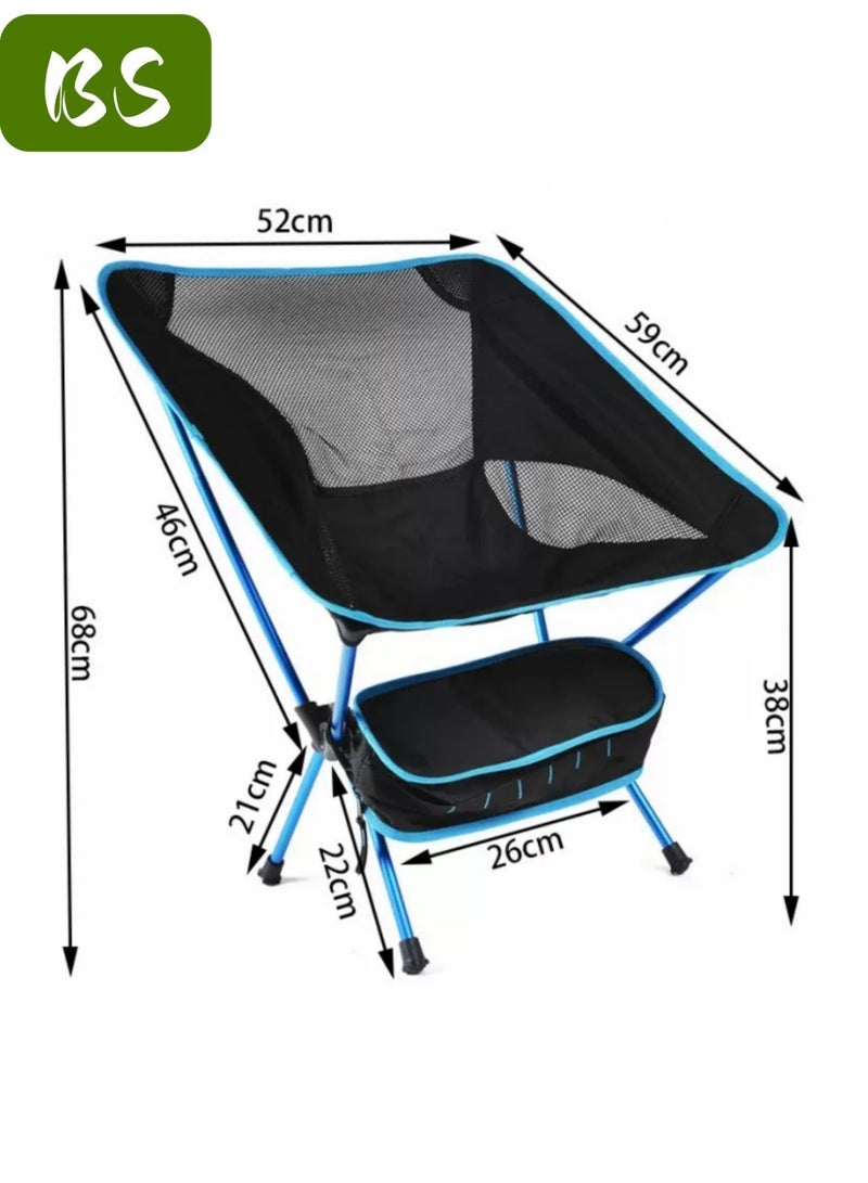 BS Ultralight aluminum alloy outdoor folding chair | Ultralight camping chair | 2.1 lb outdoor chair | Adult camping chair | Portable outdoor chair | Backpacking | Picnic | Adventure. - Image 5