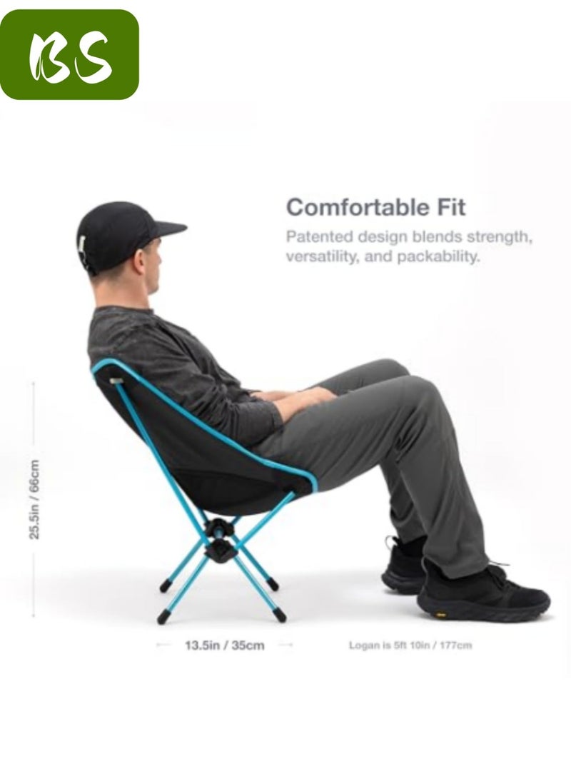 BS Ultralight aluminum alloy outdoor folding chair | Ultralight camping chair | 2.1 lb outdoor chair | Adult camping chair | Portable outdoor chair | Backpacking | Picnic | Adventure. - Image 4