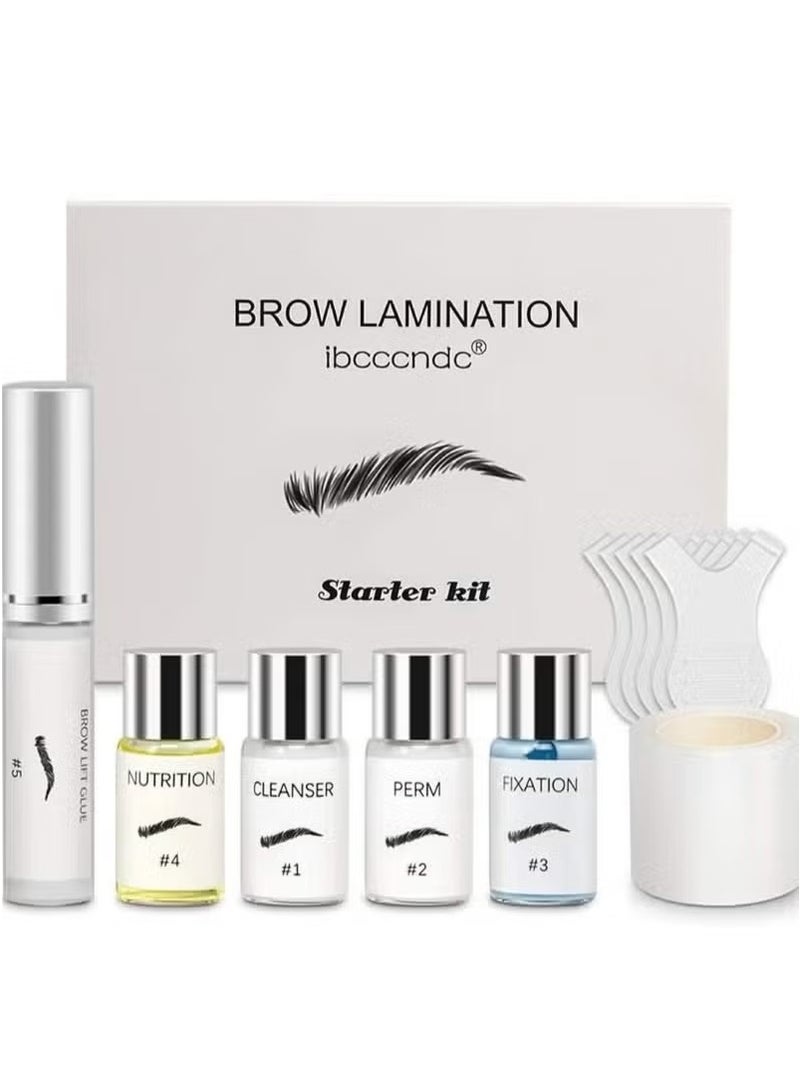 ibcccndc Brow Lamination Kit Eyebrow Lifting and Perming Lash Lift Professional Eyebrows Lift Styling Kit Suitable for DIY and Salon Use - Image 1