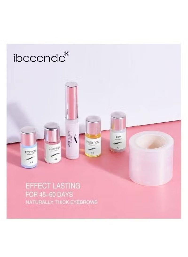 ibcccndc Brow Lamination Kit Eyebrow Lifting and Perming Lash Lift Professional Eyebrows Lift Styling Kit Suitable for DIY and Salon Use - Image 3