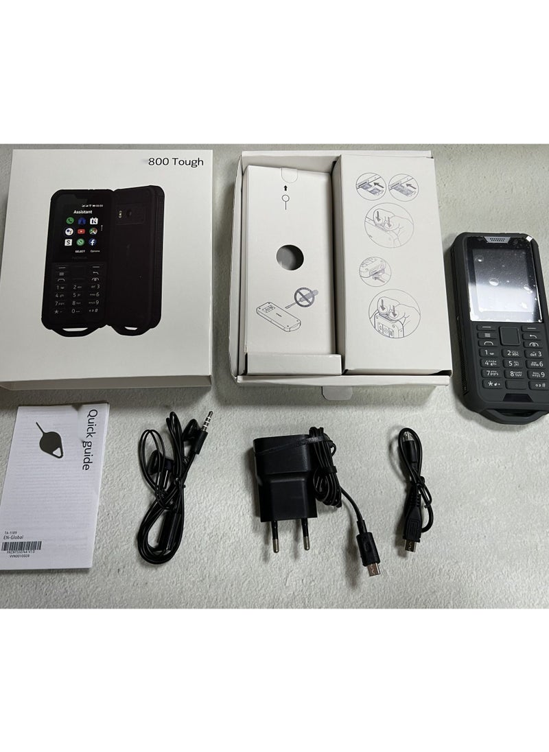 OPO - Nokia 800 Tough Bar Phone Black - Image 1