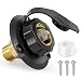 TONDA RV City Water Inlet with Check Valve Brass Thread RV Water Fill Inlet Replacement RV Water Hose Connector for Camper Trailer Motorhome - Image 2