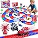 Yomwet Spider Toys for Kids 221 PCS Boys Spider Race Track with 6 Alloy Cars Toys DIY Monster Truck Flexible Tracks for 3 4 5 6 Year Old Toddler Birthday Party Favor Gift - Image 2