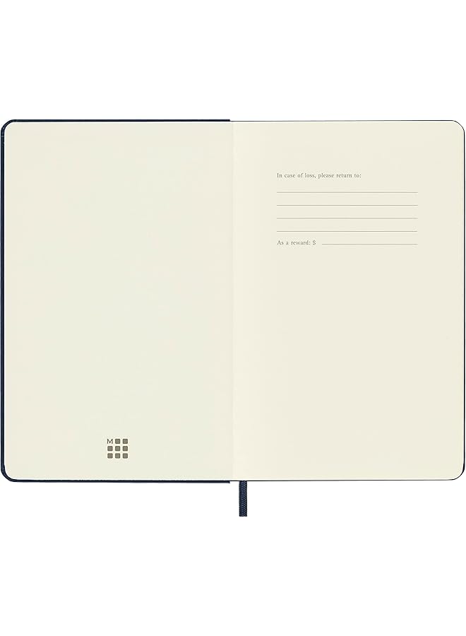 MOLESKINE Classic Notebook Hard Cover Medium 4.5 Inch X 7 Inch Ruled Lined Sapphire Blue 208 Pages - Image 4