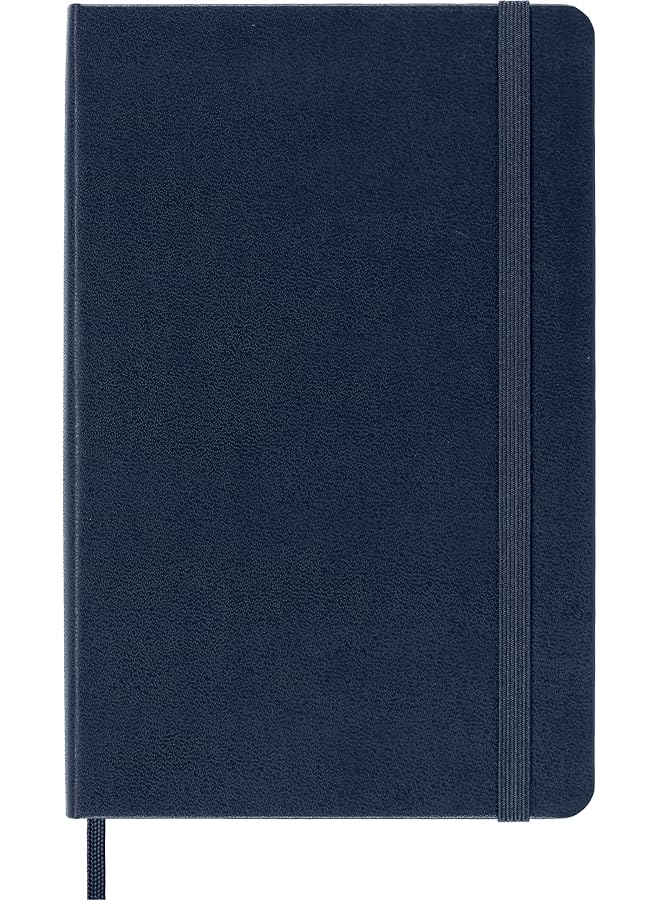 MOLESKINE Classic Notebook Hard Cover Medium 4.5 Inch X 7 Inch Ruled Lined Sapphire Blue 208 Pages - Image 2