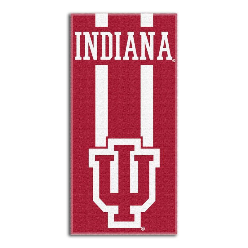 Northwest NCAA Indiana Hoosiers Unisex-Adult Beach Towel, 30" x 60", Zone Read