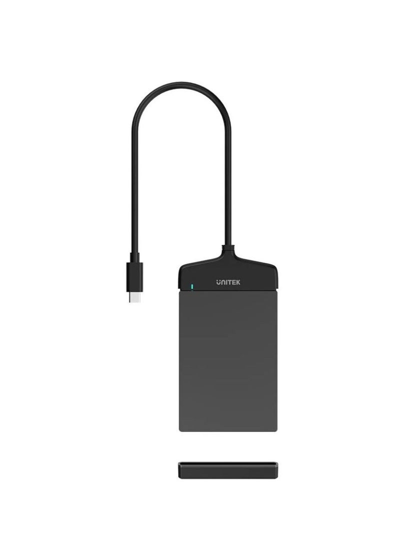 UNITEK - UNITEK SmartLink Manta C High-Speed USB-C to 2.5" SATA III External Hard Drive Adapter for SSD and HDD with Fast Data Transfer and Plug-and-Play Compatibility - Image 1
