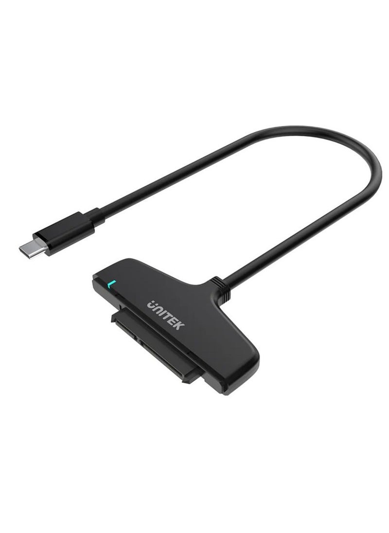 UNITEK - UNITEK SmartLink Manta C High-Speed USB-C to 2.5" SATA III External Hard Drive Adapter for SSD and HDD with Fast Data Transfer and Plug-and-Play Compatibility - Image 1