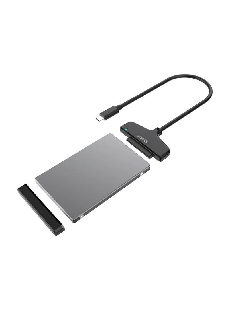 UNITEK - UNITEK SmartLink Manta C High-Speed USB-C to 2.5" SATA III External Hard Drive Adapter for SSD and HDD with Fast Data Transfer and Plug-and-Play Compatibility - Image 1