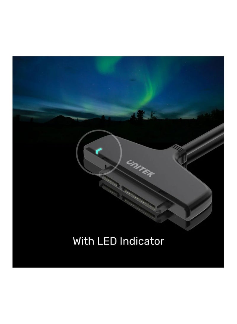 UNITEK - UNITEK SmartLink Manta C High-Speed USB-C to 2.5" SATA III External Hard Drive Adapter for SSD and HDD with Fast Data Transfer and Plug-and-Play Compatibility - Image 1