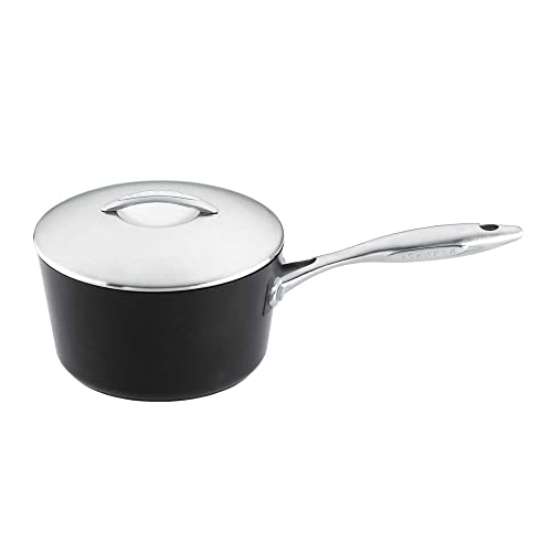 Scanpan Professional 1 1/4 qt Nonstick Saucepan with Lid - Compatible with All Cooktops, Induction Ready, Metal Utensil Safe, Oven Safe to 500°F, Dishwasher Safe - Image 1