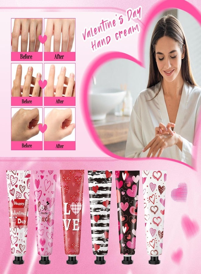 Siifert 36 Pcs Valentine's Day Hand Cream Gift Bulk Valentine Gift Basket Stuffers Love Heart Moisturizing Galentine's Hand Lotion Bulk Small Dry Cracked Care Cream for Women Friends Seniors Clients, 30 ml - Image 4