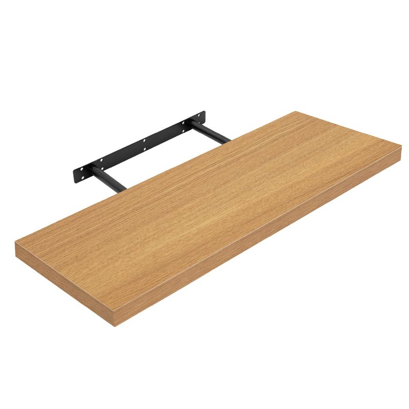 Anika Floating Shelf  3 Separate Sizes  4 Colour Options  38cm Thick HollowboardBedroomKitchenLiving RoomOffice Oak 80cm