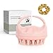Sndyi Scalp Massager Shampoo Brush, Scalp Scrubber with Soft Silicone Bristles, Scalp Exfoliator for Dandruff Removal, Scalp Massager for Hair Growth, Wet Dry Hair Brush for Scalp Care, Pink - Image 2