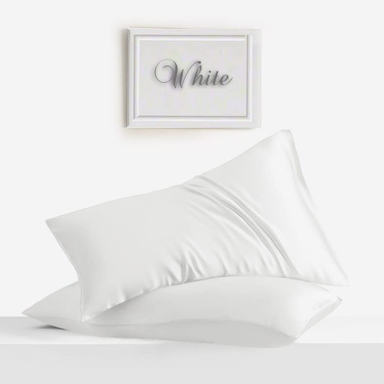 LINENWALAS Bedsheet For Double Bed Cotton With 2 Pillow Covers | 400 TC Softest Long Staple 100% Cotton Silky Soft - White - Image 2