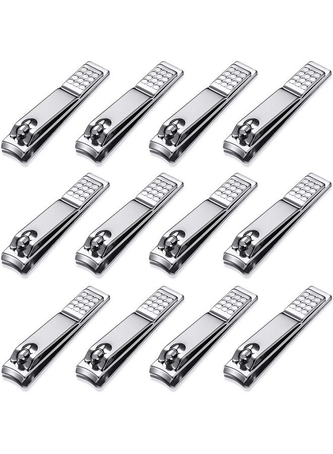 Yaomiao 12 Pieces Nail Clipper Set Stainless Steel Nail Cutter Fingernails And Toenail Clipper Cutter For Women Men (Silver) - Image 1
