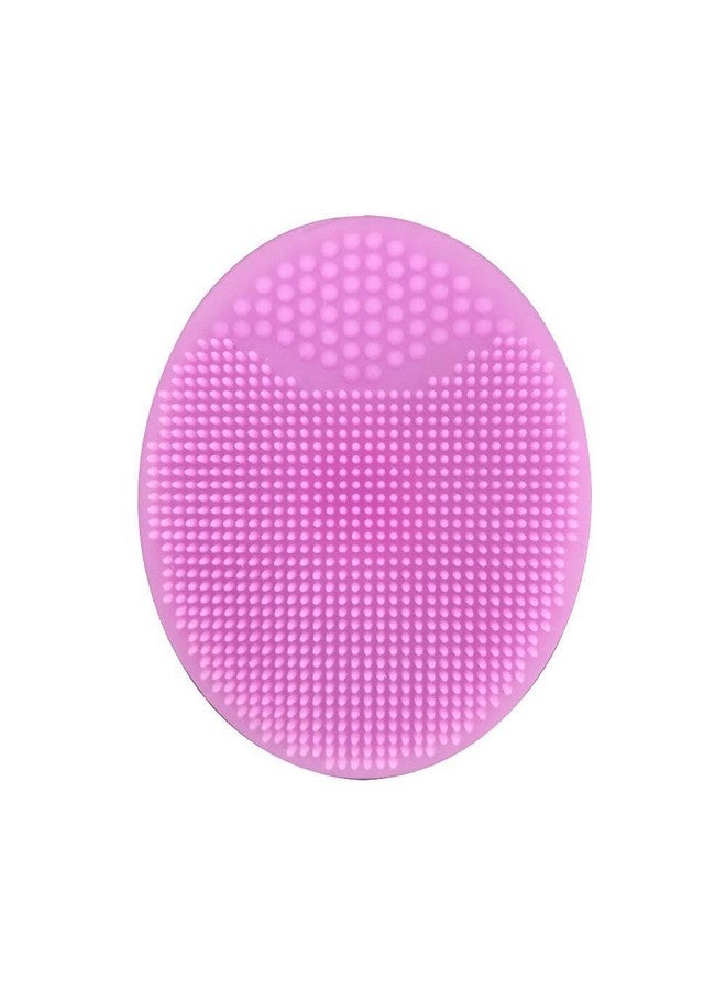 KIRA Face Scrubber,Soft Silicone Scrubbies Facial Cleansing Pad Face Exfoliator Face Scrub Face Brush Silicone Scrubby for Massage Pore Cleansing Blackhead Removing Exfoliating,for All Skin (Purple) - Image 1