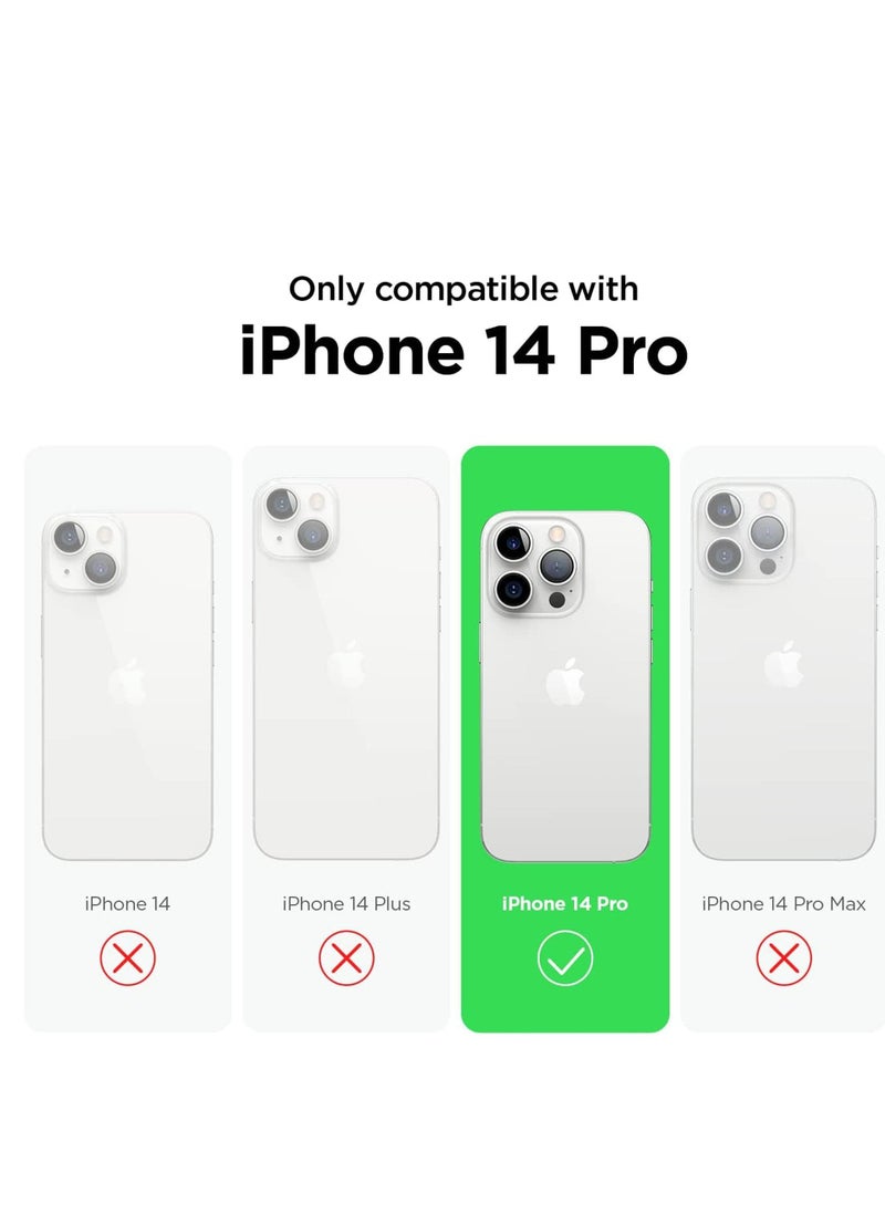 Rock Pow - Magnetic Clear for iPhone 14 Pro Case with Full Camera Lens Protection Perfect Match for MagSafe Military Drop Protection Slim Luxury for Women Girls Men 6.1 inch - Image 1
