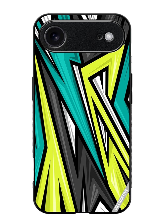 VR CREATIVE Protective Case Cover For Apple iPhone 17 Air Texture Sports Racing Style Vector Design Multicolour