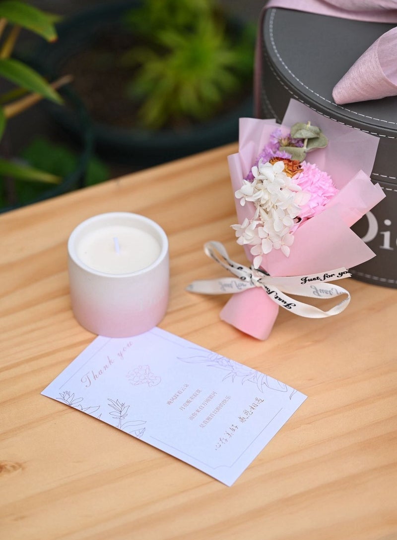 Madina Mini Gift Set with Candle and Flowers