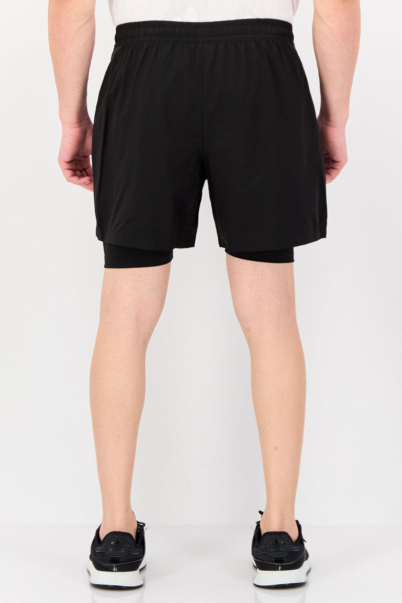 PUMA Men Sportswear Fit Drawstring 2 In One Training Shorts, Black - Image 2