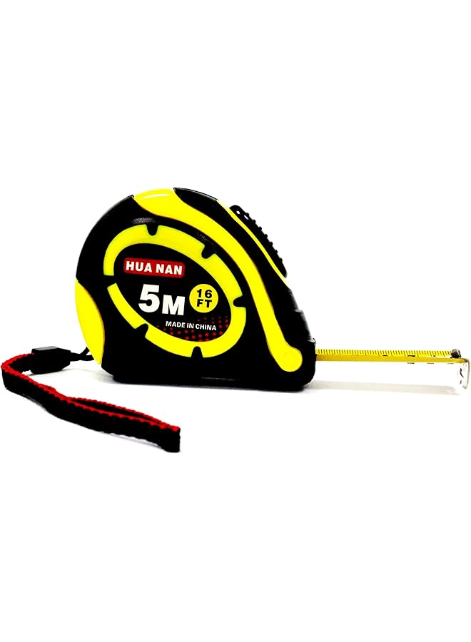 PROMASS Retractable Measuring Tape, 5M/16FT, with Belt Clip, Compact, Durable  - Image 1