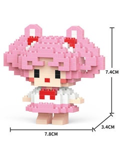 LELE BROTHER 2 Packs Sailor Moon Series Building Bricks Set, Cartoon Bricks Set, Classic Mini Building Bricks, DIY Block Building Set Suitable for Boys and Girls Aged 14 and Up (2 Sets, 409 Pcs in Total)  - Image 2