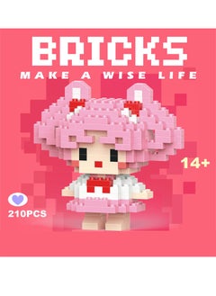 LELE BROTHER 2 Packs Sailor Moon Series Building Bricks Set, Cartoon Bricks Set, Classic Mini Building Bricks, DIY Block Building Set Suitable for Boys and Girls Aged 14 and Up (2 Sets, 409 Pcs in Total)  - Image 5