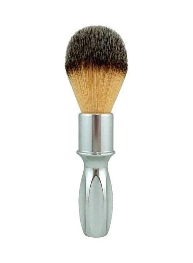 RazoRock 400 Plissoft Synthetic Shaving Brush - Silver Handle