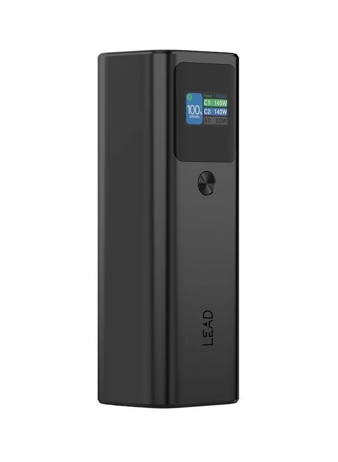 LEAD 140W PD Laptop Power Bank 27000mAh (97.2Wh) | Fast Portable Charger for MacBook Pro, Dell, HP & Lenovo | Dual USB-C + USB-A, Smart Digital Display - Image 3