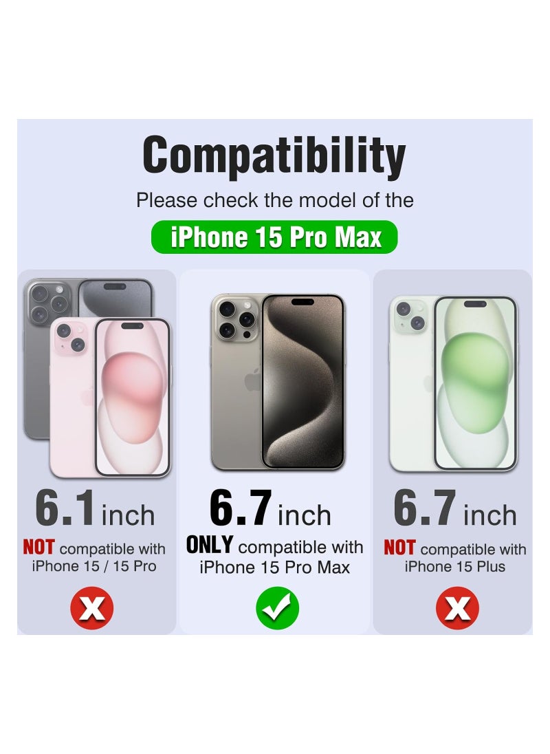 Nillkin - iPhone 15 Pro Max Case, Compatible with MagSafe, Built-in Metal Camera Invisible Stand Case, Drop Protection, Silicone Magnetic Phone Case for iPhone 15 Pro Max Green - Image 1
