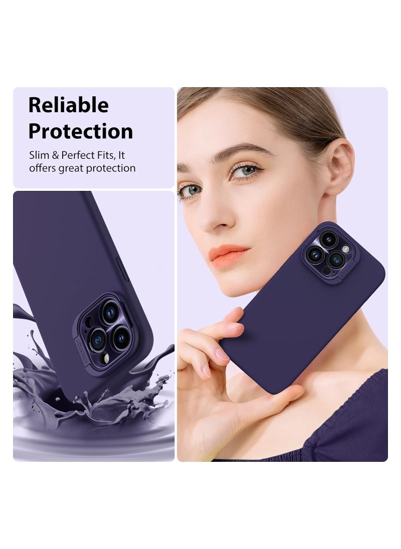 Nillkin - iPhone 15 Pro Max Case, Compatible with MagSafe, Built-in Metal Camera Invisible Stand Case, Drop Protection, Silicone Magnetic Phone Case for iPhone 15 Pro Max Green - Image 1