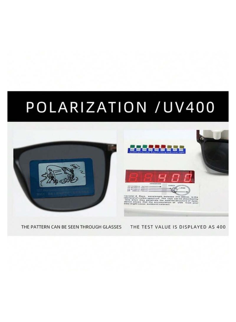 ديلز بيك نظارة شمسية رجالية أنيقة وعصرية وخفيفة الوزن واقية من الأشعة فوق البنفسجية - Image 4