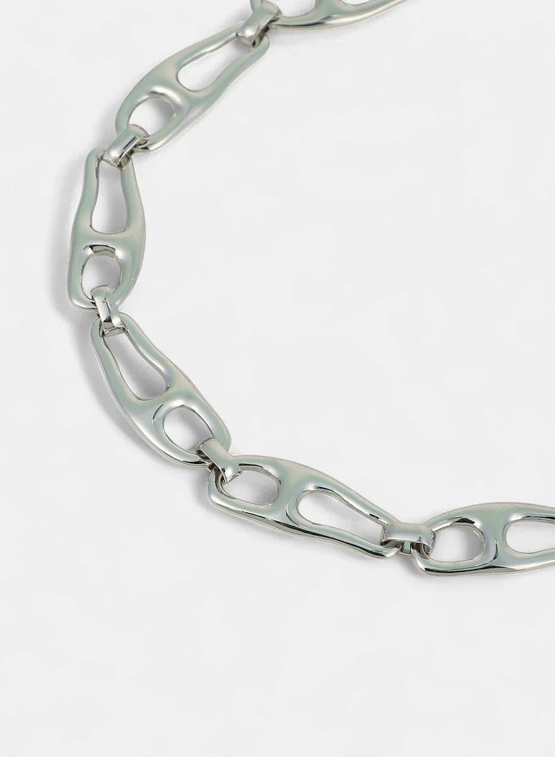 Sohi  Women's Pavement-Link Minimal Necklace Chain for Women | Best Price UAE