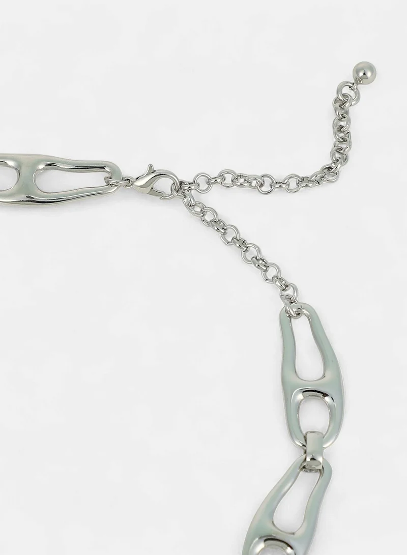 Sohi  Women's Pavement-Link Minimal Necklace Chain for Women | Best Price UAE