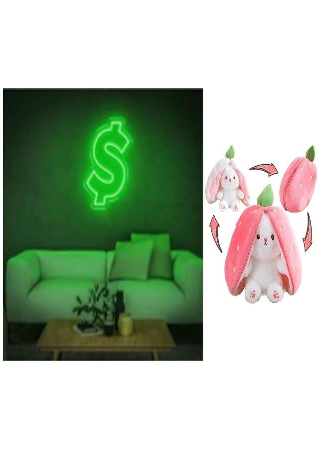 EITHEO Stuffed Animal Plushie Stuffed Toy for Kids (Neon doller +Ball)