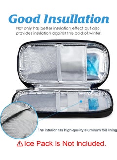 Leng Ke Portable Insulin Cooler Travel Case Diabetic Cooler Bag Insulin Cooling Bag for Insulin Pen and Insulin Medicine  - Image 3