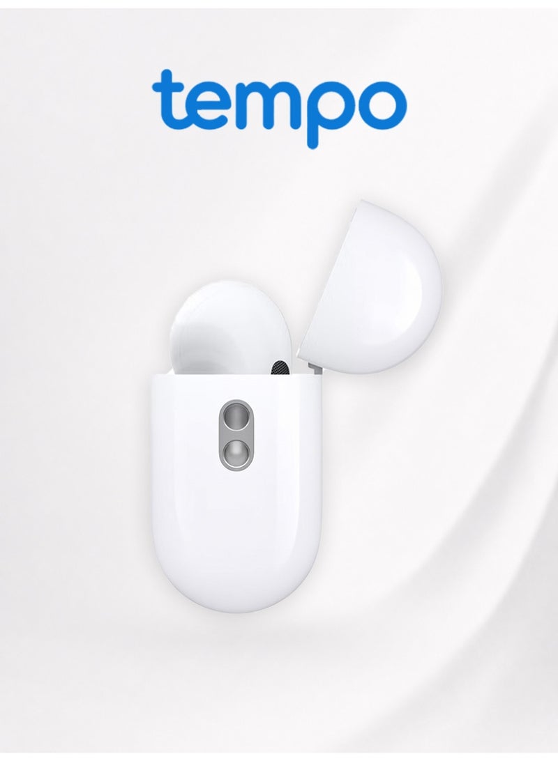 Tempo True Wireless In-Ear Earbuds, Adaptive Noise Cancellation, For Subway Office Gym Travel, Surround Stereo USB-C & Wireless Charging Earphones - Image 4