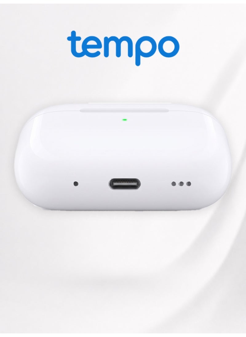 Tempo True Wireless In-Ear Earbuds, Adaptive Noise Cancellation, For Subway Office Gym Travel, Surround Stereo USB-C & Wireless Charging Earphones - Image 3